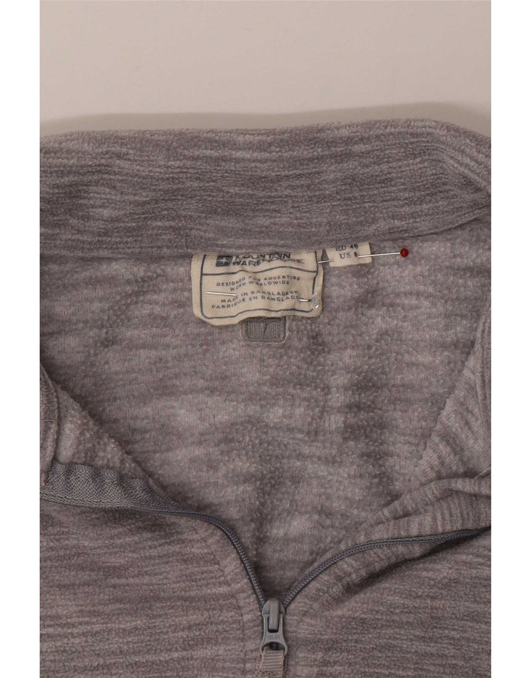 Mountain Warehouse Dame Fleece Jumper med lynlås EU 40 Mellemgrå