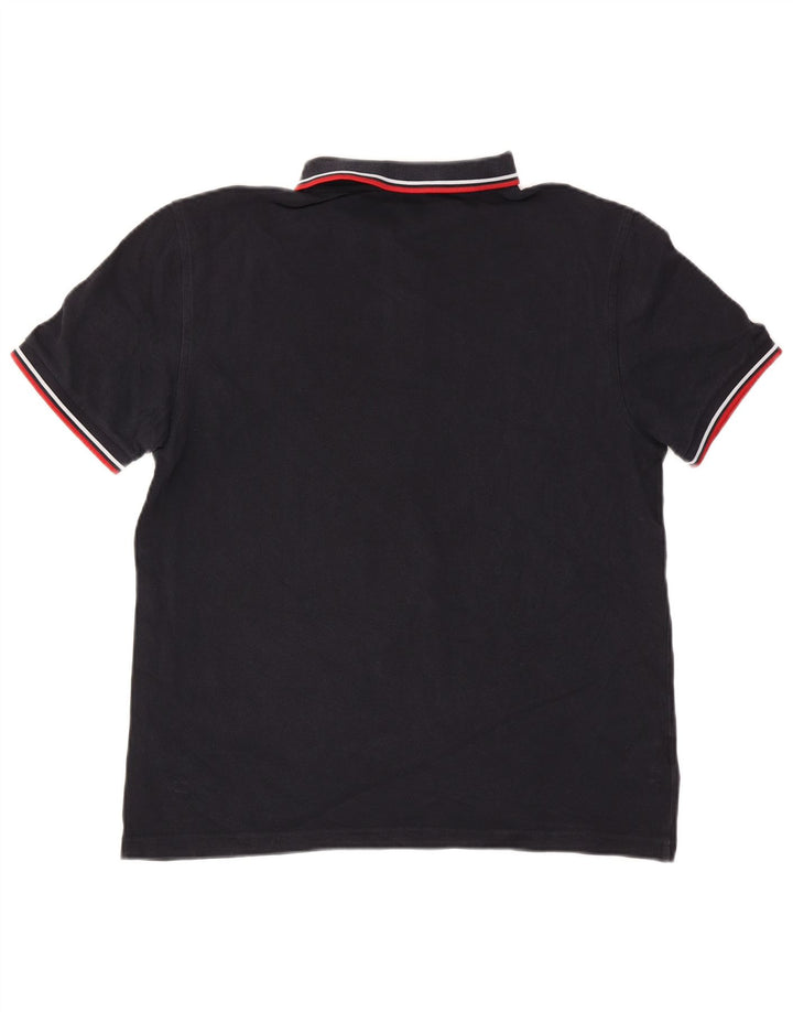 Fred Perry Herre poloshirt Stor marineblå stribet bomuld