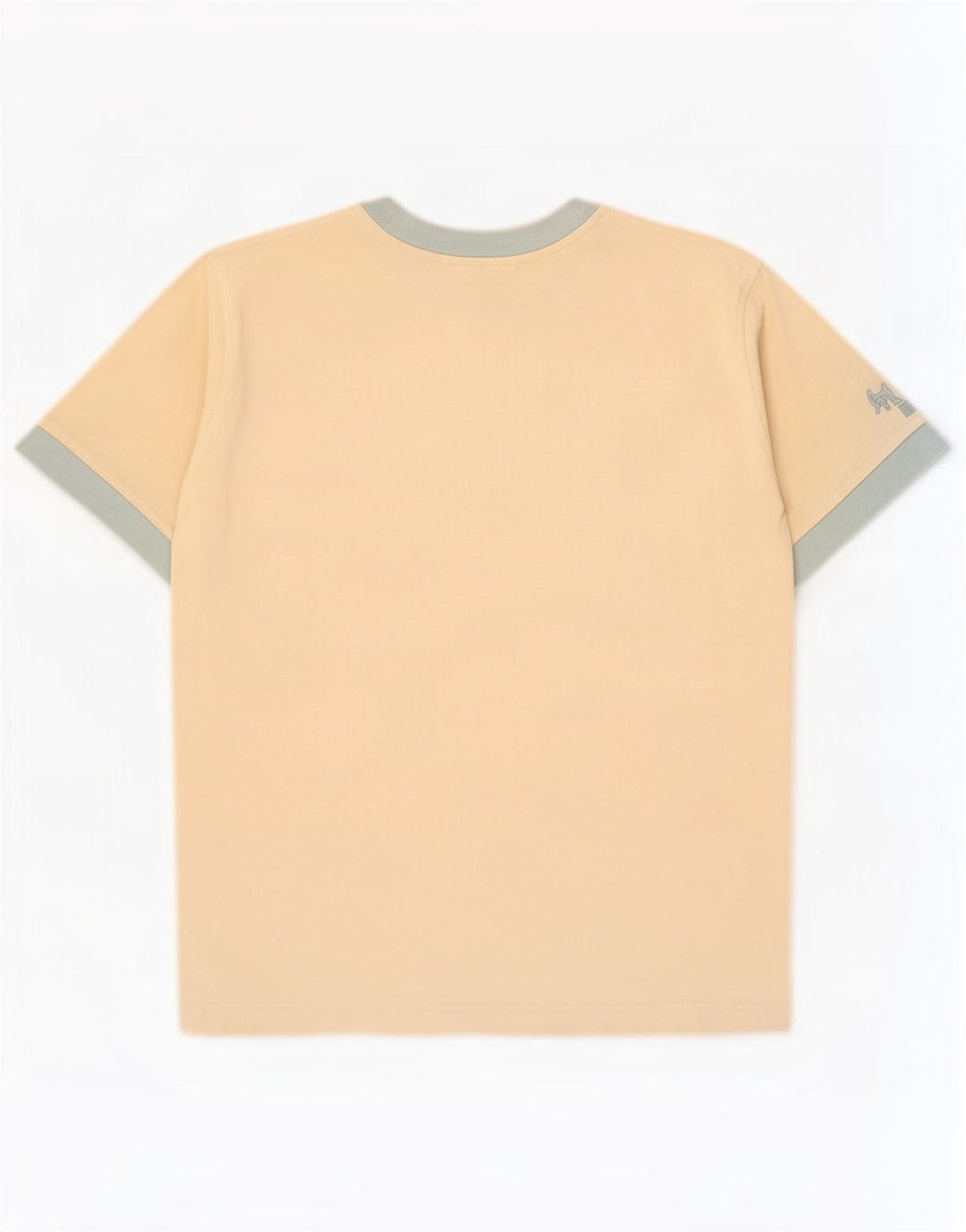 Puma Herre grafisk T-shirt Top Small Off White Colourblock