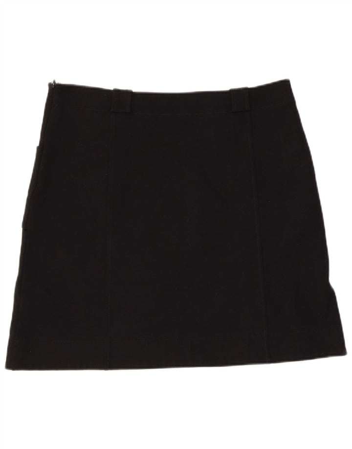 Marella Dame Mini-nederdel UK 10 Small W34 Black Viscose