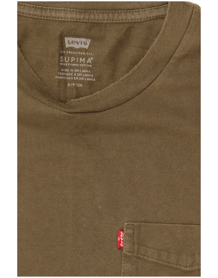 Levi's Herre T-Shirt Top Lille Khaki Bomuld