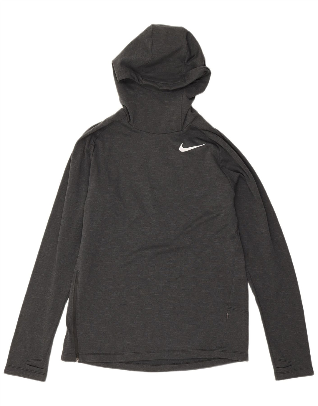 Nike Herre Dri Fit Hoodie Jumper Medium Sort Polyester