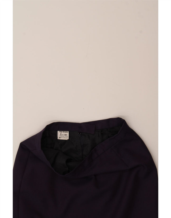 MICHAEL JACOBS Womens Pencil Skirt  W28 Medium Purple Polyester Vintage Michael Jacobs and Second-Hand Michael Jacobs from Messina Hembry 
