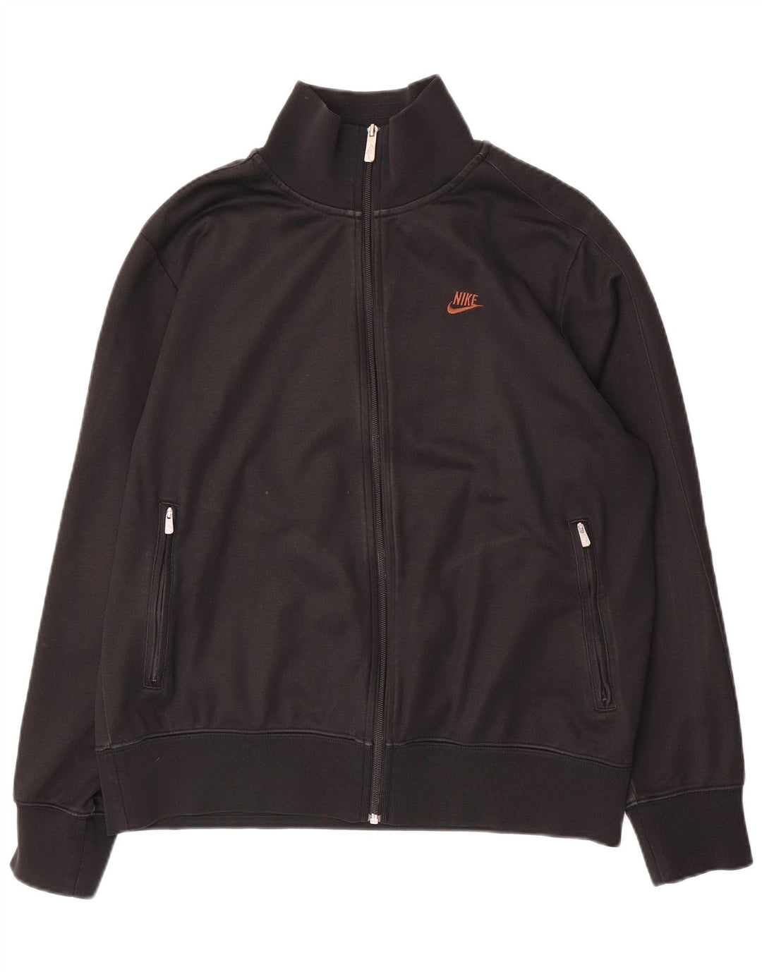 Nike Træningsdragt til mænd, topjakke UK 42/44 Stor sort polyester
