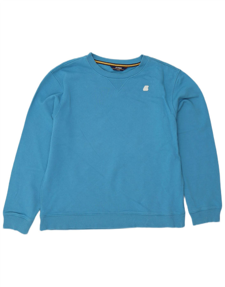 K-Way Herre Sweatshirt Jumper XL Blå Bomuld