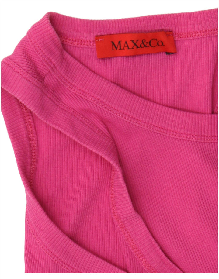 Max & Co. Damevest Top UK 12 Medium Pink