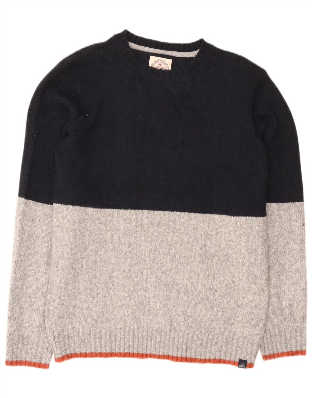 Fedt ansigt Herre rund hals sweater mellem sort Colourblock Akryl