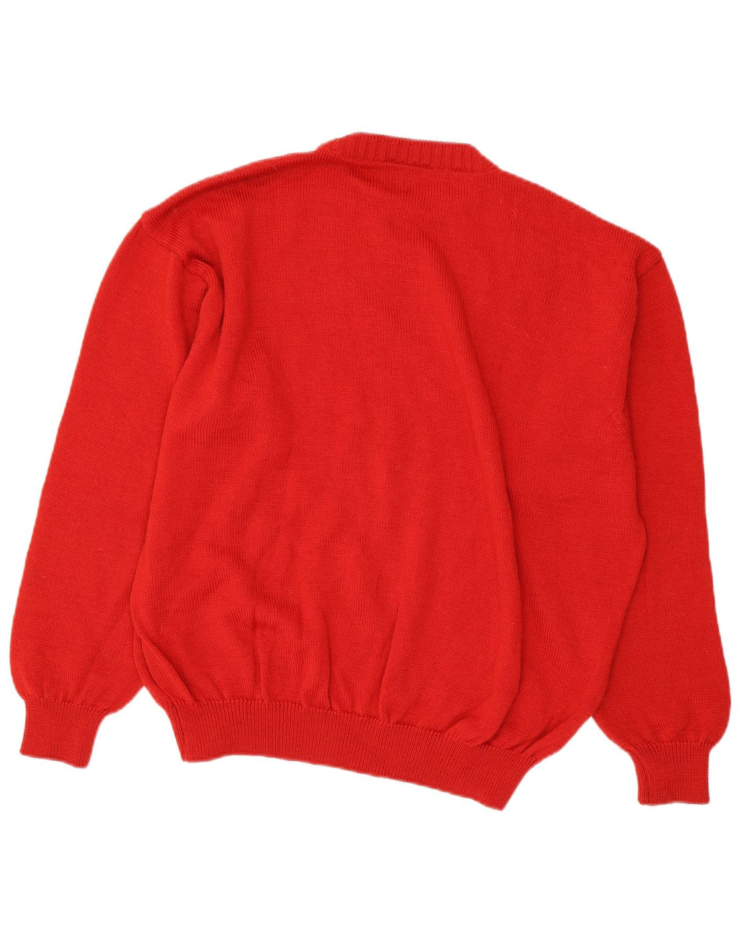 Bizzarro Herre Crew Neck Jumper Sweater IT 52 XL Rød Argyle/Diamond