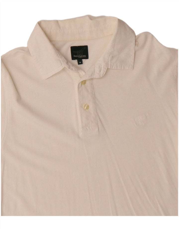 Henry Cottons Herre Pullover Shirt UK 14 Medium White