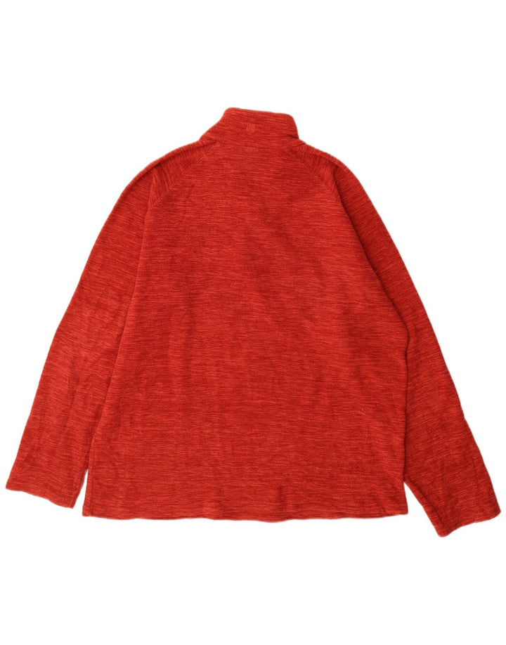 Mountain Warehouse Herre lynlås hals Fleece Jumper XL Orange Polyester
