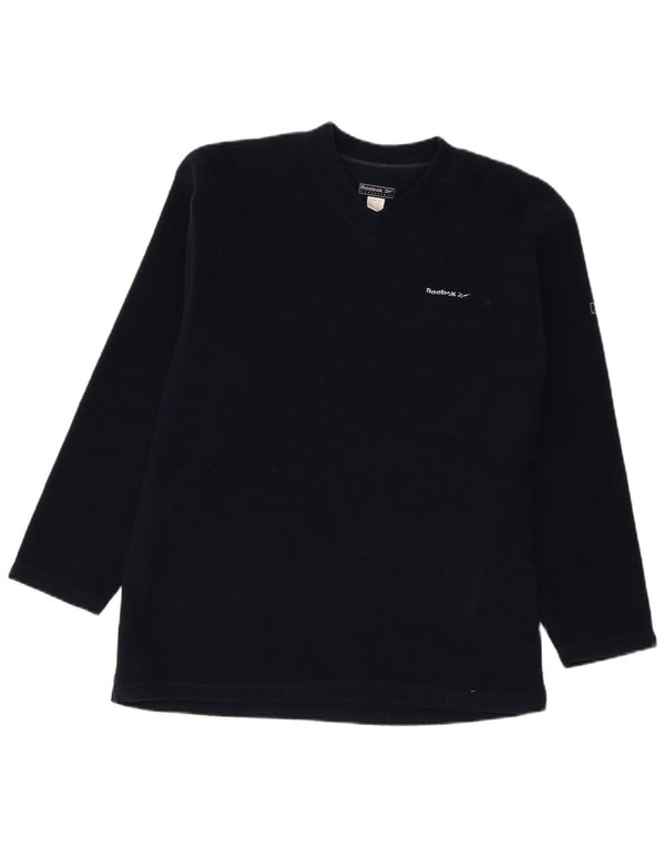 Reebok Fleece Jumper Medium Marineblå polyester til mænd