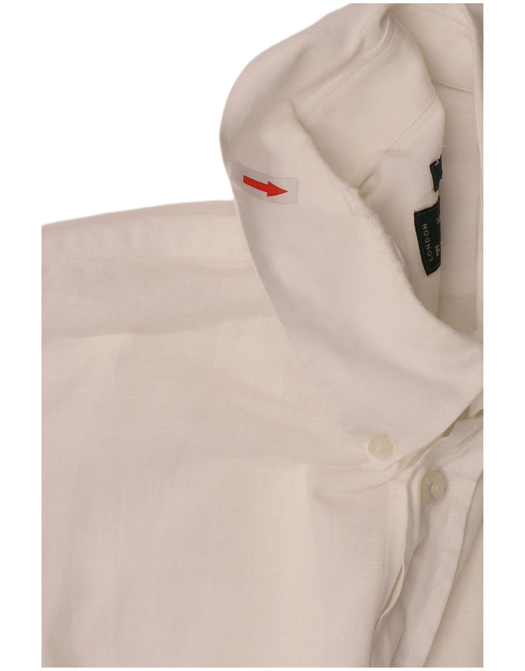 Fred Perry Herre Slim Fit skjorte Stor hvid bomuld