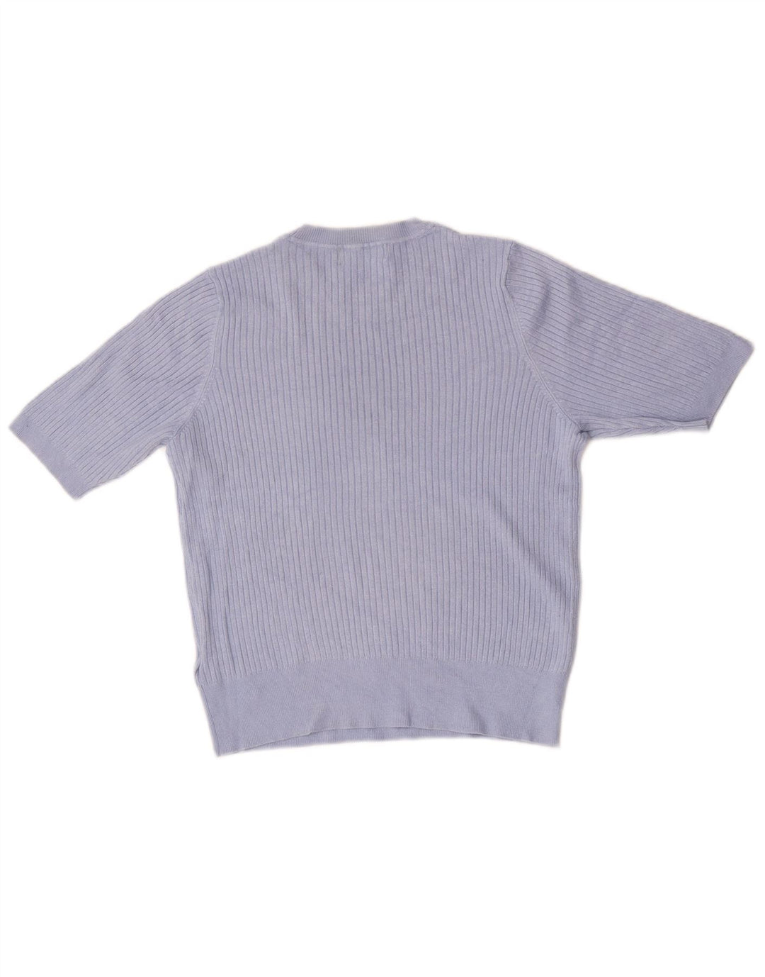 Marks & Spencer Dame sweater med rund hals DK 14 Stor blå viskose