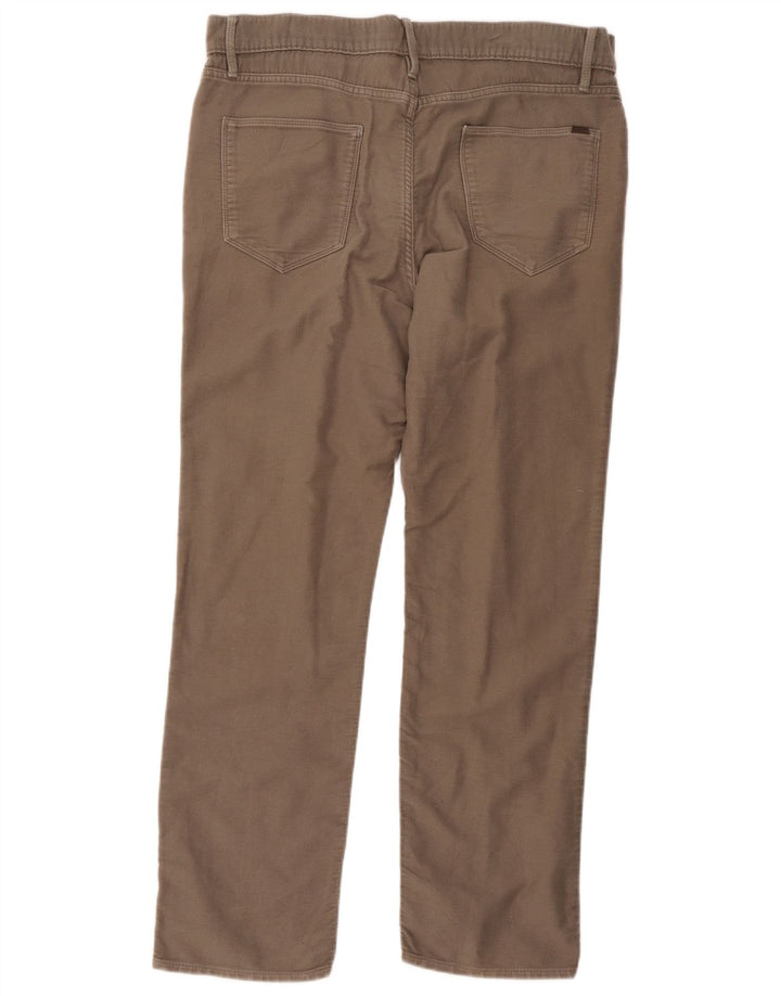 Marks & Spencer Herre Regular Casual Bukser W36 L31 Beige Bomuld