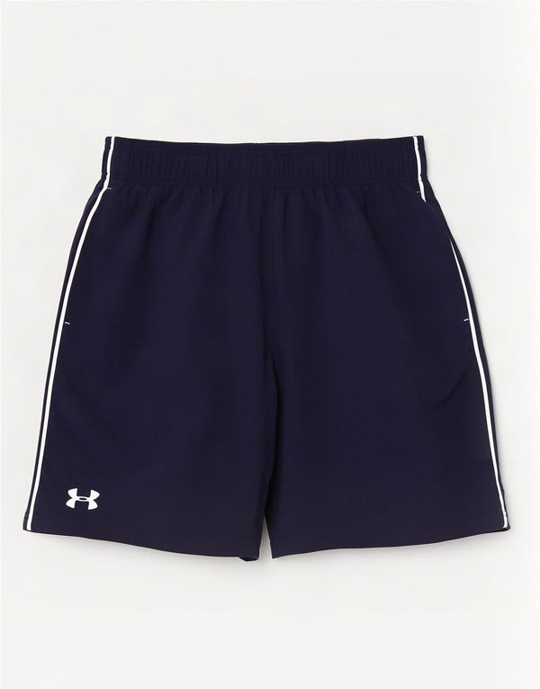 Under Armour Herre Sportshorts Large Navy Blue Polyester