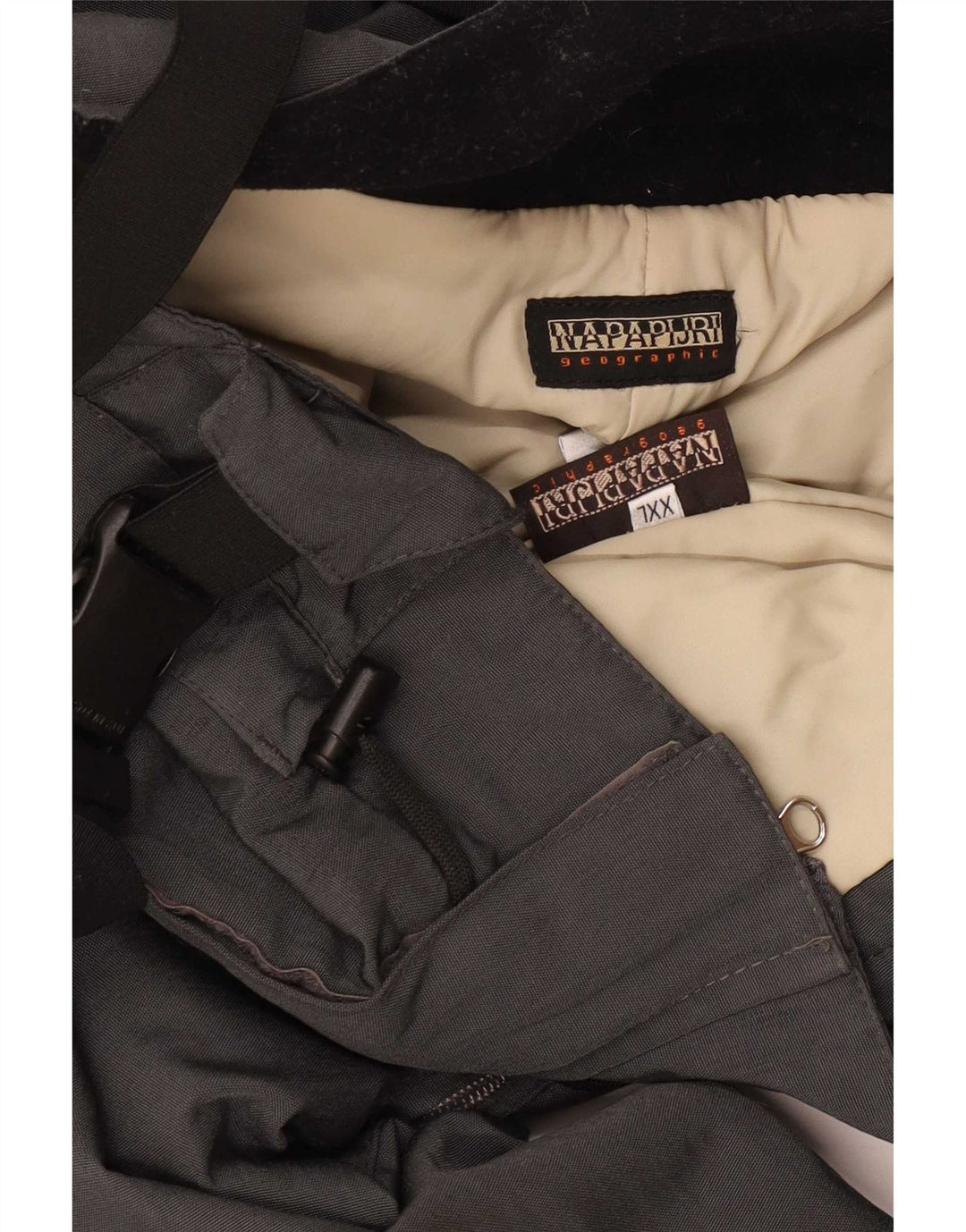 Napapijri Herre Dungarees Skibukser 2XL Grå Polyamid