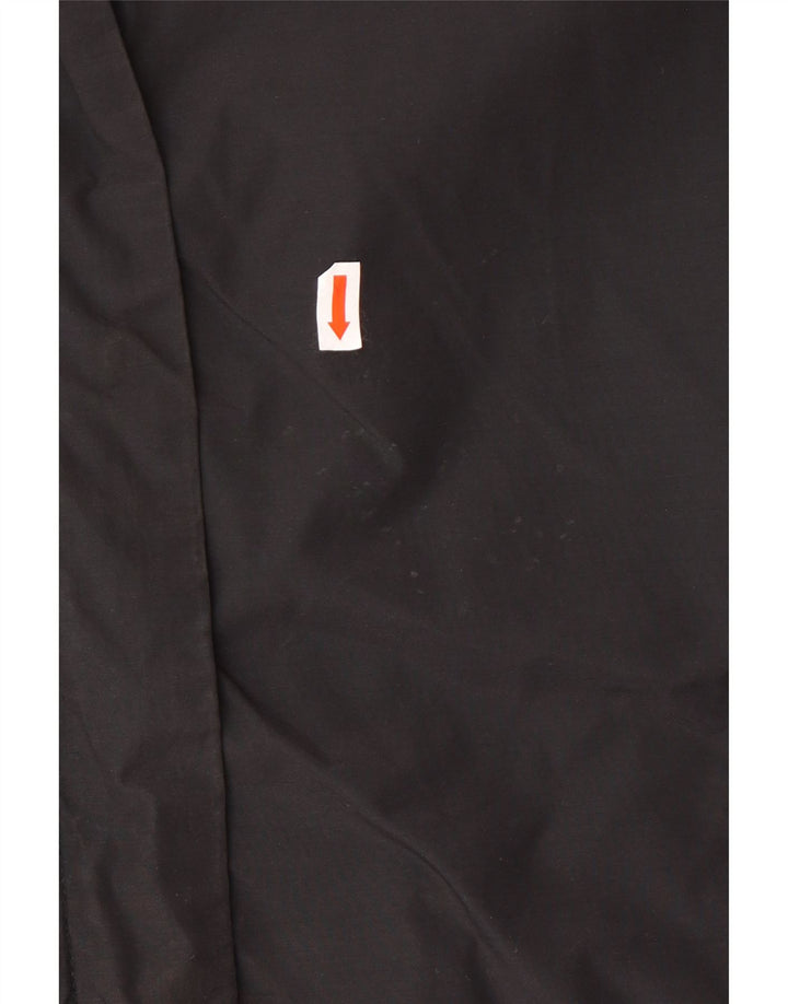 CALVIN KLEIN Womens Bomber Jacket UK 10 Small Black Polyamide