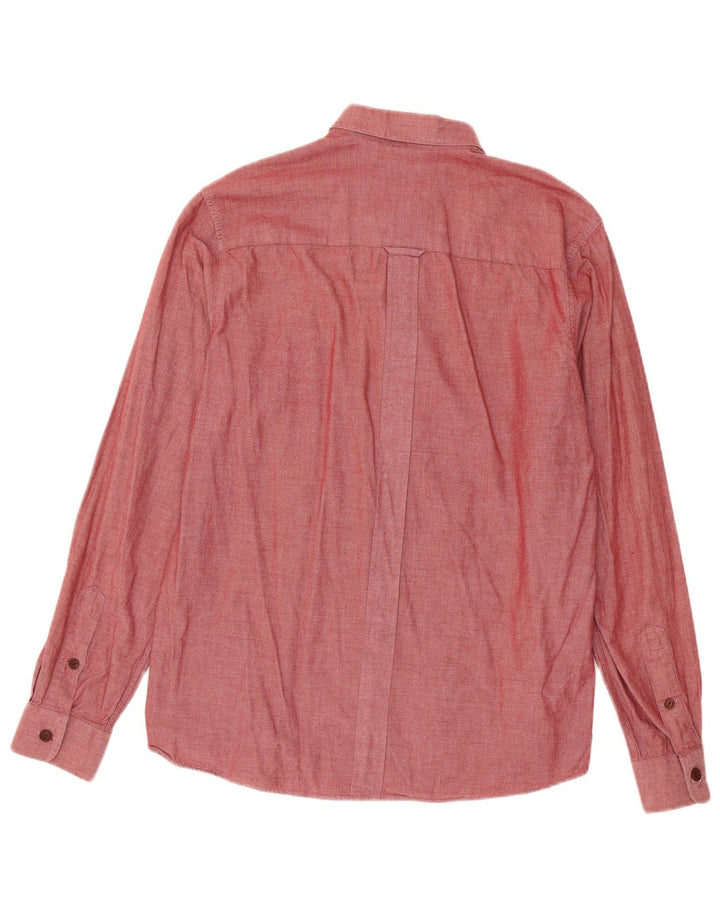 Fred Perry Herreskjorte Medium Bourgogne bomuld