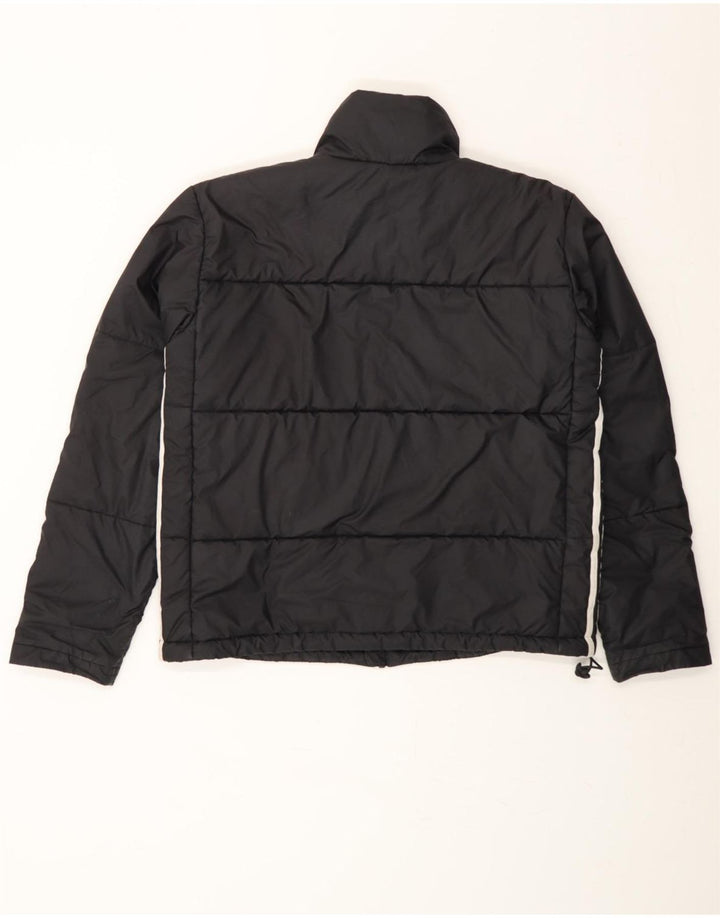ADIDAS Womens Oversized Padded Jacket UK 8 Small  Black Polyester Vintage Adidas and Second-Hand Adidas from Messina Hembry 