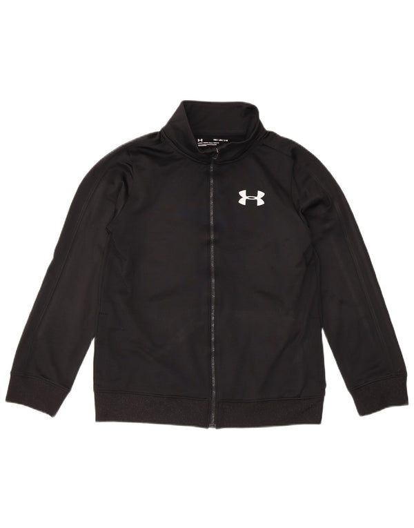 Under Armour Boys Tracksuit Topjakke 9-10 år Medium Black Sports