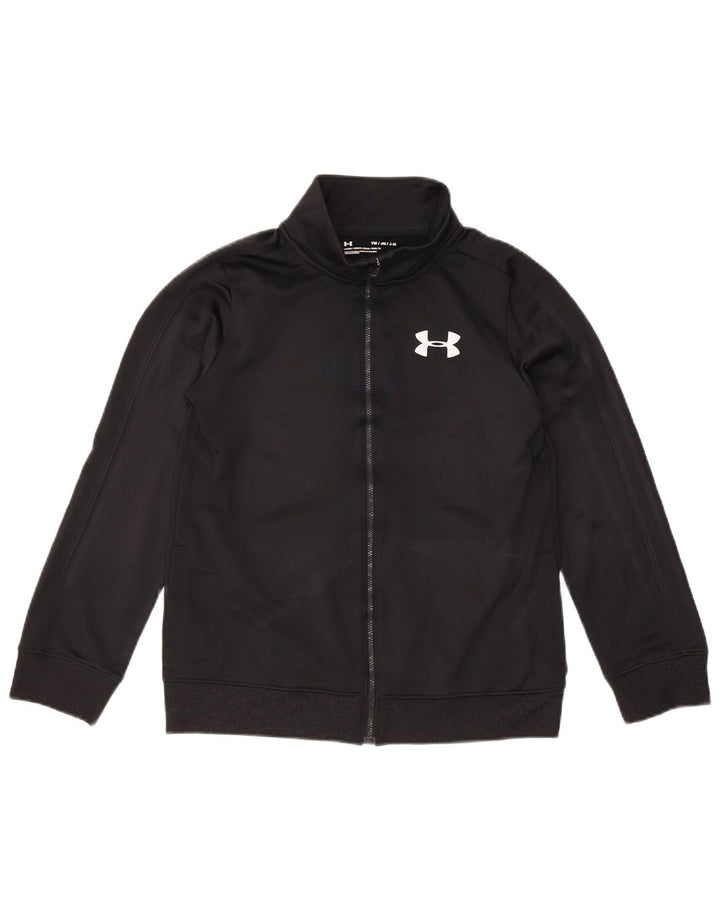 Under Armour Boys Tracksuit Topjakke 9-10 år Medium Black Sports