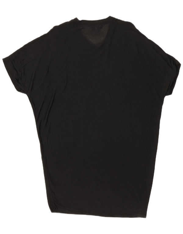 Cos Kvinders Oversized Telt Dress UK 10 Small Black Viscose