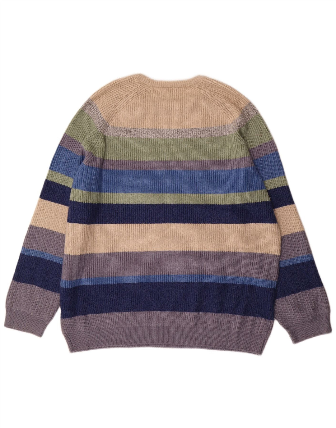 Marks & Spencer Herre Boat Neck Jumper Sweater 2XL Flerfarvet Stribet