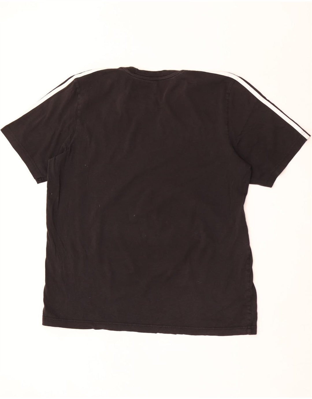 Adidas Herre T-Shirt Top XL Sort Bomuld