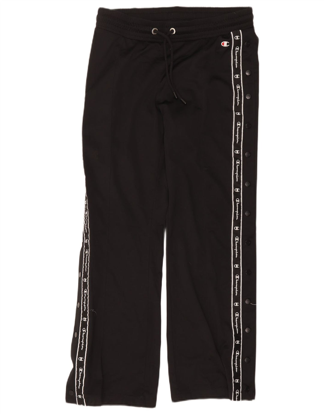Champion Dame grafisk træningsdragt Bukser UK 14 Medium Sort Polyester