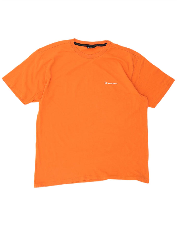 CHAMPION Herre T-Shirt Top Stor Orange