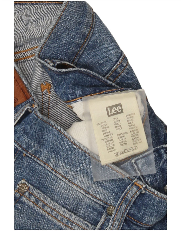 Lee Dame Luke Distressed Slim Jeans W29 L32 Blå Bomuld