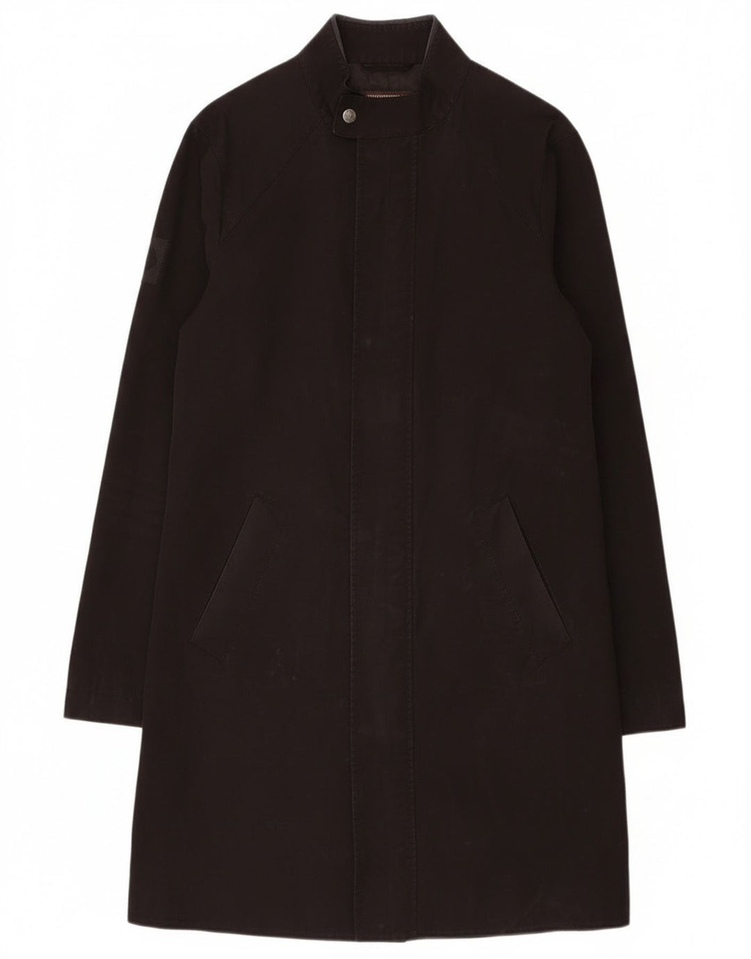 Pretty Green Herre Overfrakke UK 36 Small Black Polyester