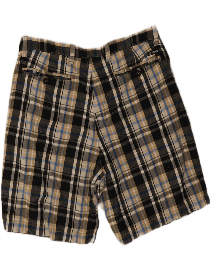 Chaps Herre Chino Shorts W36 Stor Flerfarvet Plaid Bomuld
