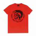 Diesel Herre Grafisk T-Shirt Top Lille Rød