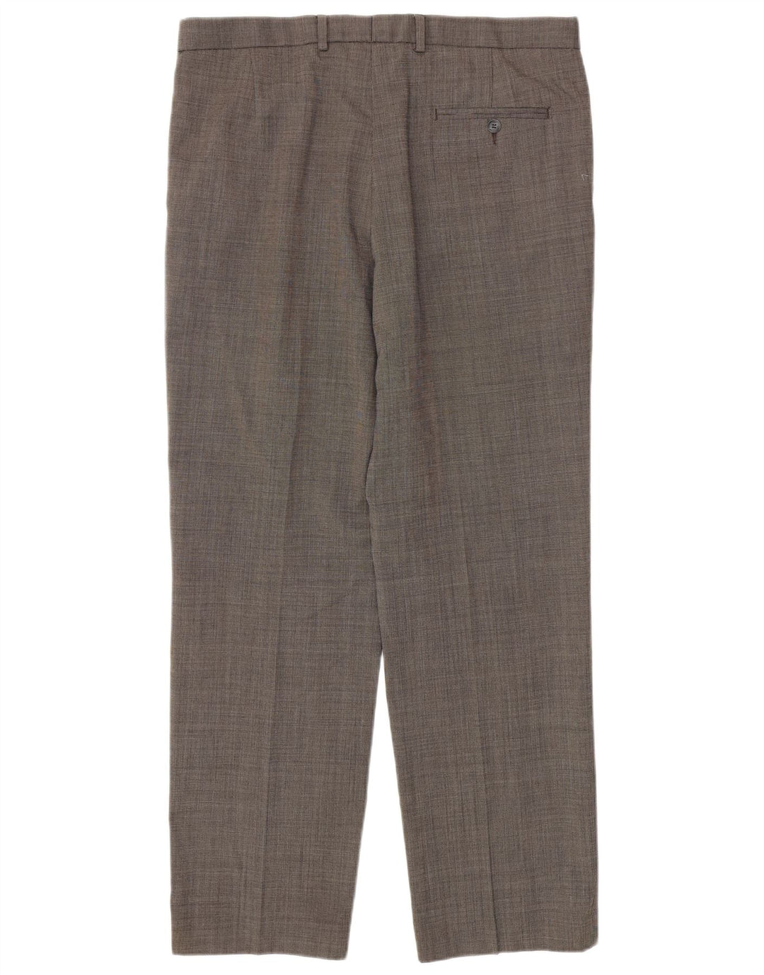 Marks & Spencer Herre Regular Fit Casual Bukser W36 L31 Grå Polyester