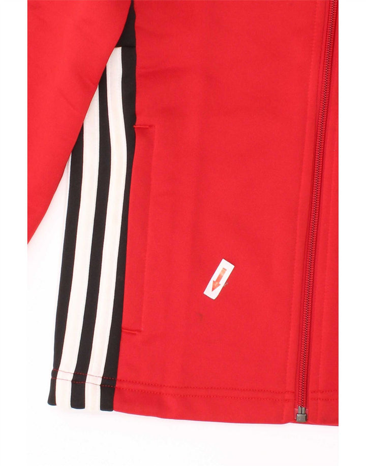 Adidas Træningsdragt Topjakke til drenge 7-8 år Rød Colourblock Polyester