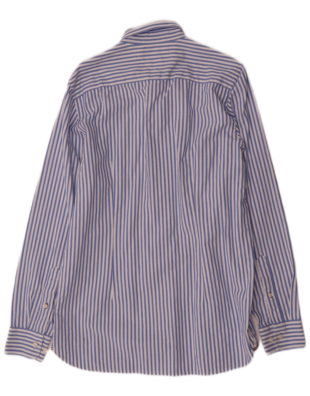 Tommy Hilfiger Herre Slim Fit skjorte Medium blå stribet bomuld