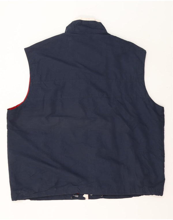 Wampum Herre Gilet UK 48 5XL Navy Blue Polyester