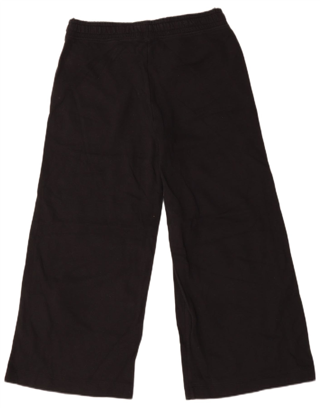 Marks & Spencer Womens Wide Leg Tracksuit Trousers UK 12 Medium Black