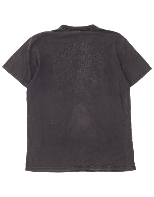 Santa Cruz Herre grafisk T-shirt Top XL Grå Bomuld