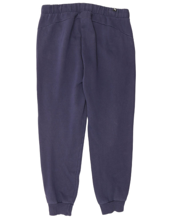Puma Herre træningsdragt Bukser Joggers Large Navy Blue Bomuld