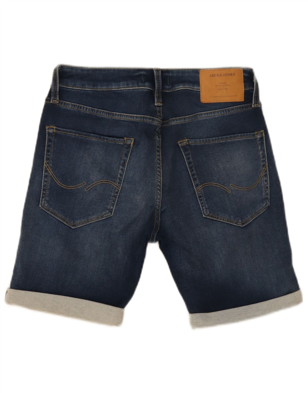 Jack & Jones denimshorts til mænd Small W29 blå bomuld