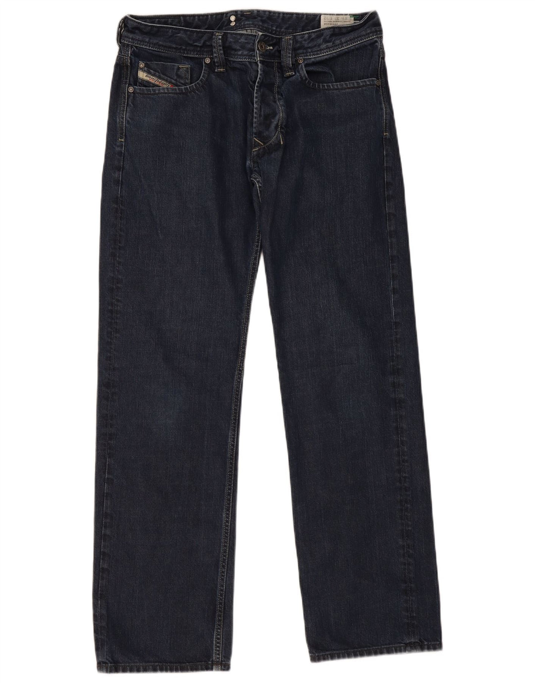 Diesel Herre Larkee Regular Straight Jeans W33 L32 Marineblå Bomuld