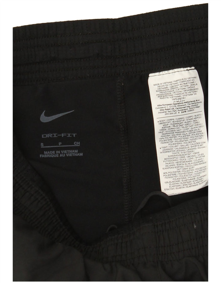 NIKE Dri Fit sportsshorts til kvinder UK 10 Lille sort polyester