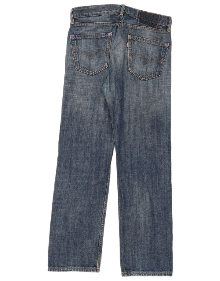 Levi's lige jeans til kvinder W30 L30 Marineblå bomuld