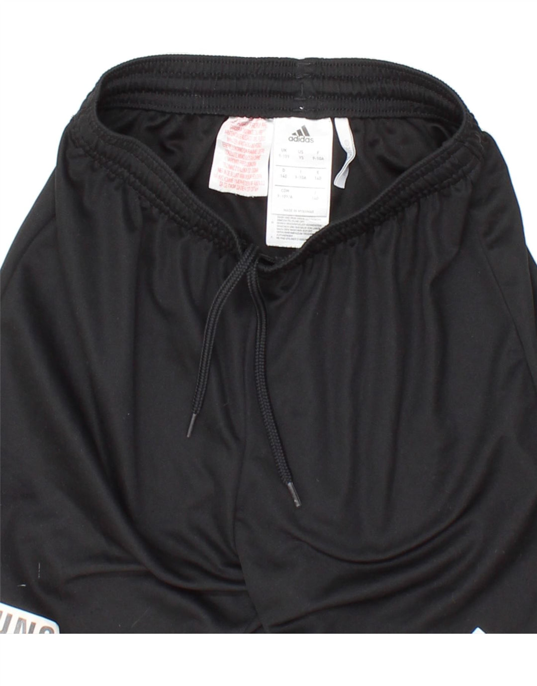 ADIDAS Boys Climalite Sport Shorts 9-10 Years Black Polyester Vintage Adidas and Second-Hand Adidas from Messina Hembry 