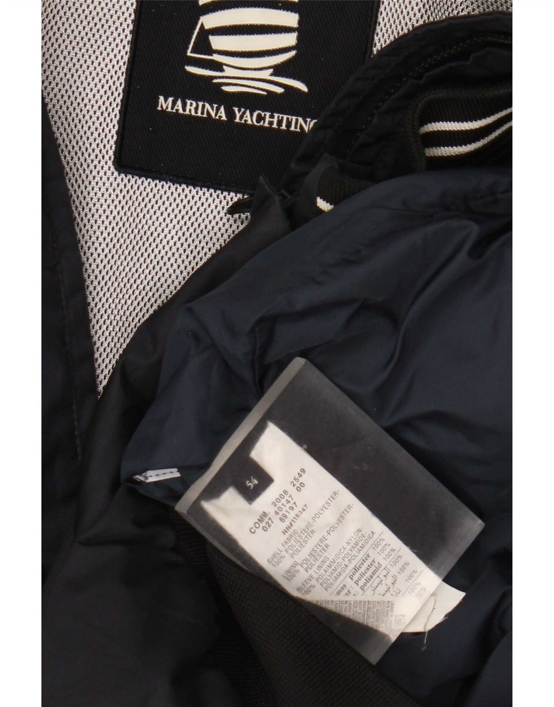 Marina Yachting Herre Bomber Jacket IT 54 2XL Navy Blue Polyester