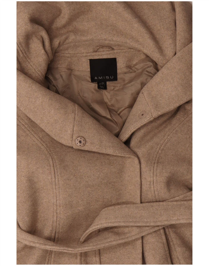 AMISU Dame Overfrakke EU 40 Medium Beige Polyester