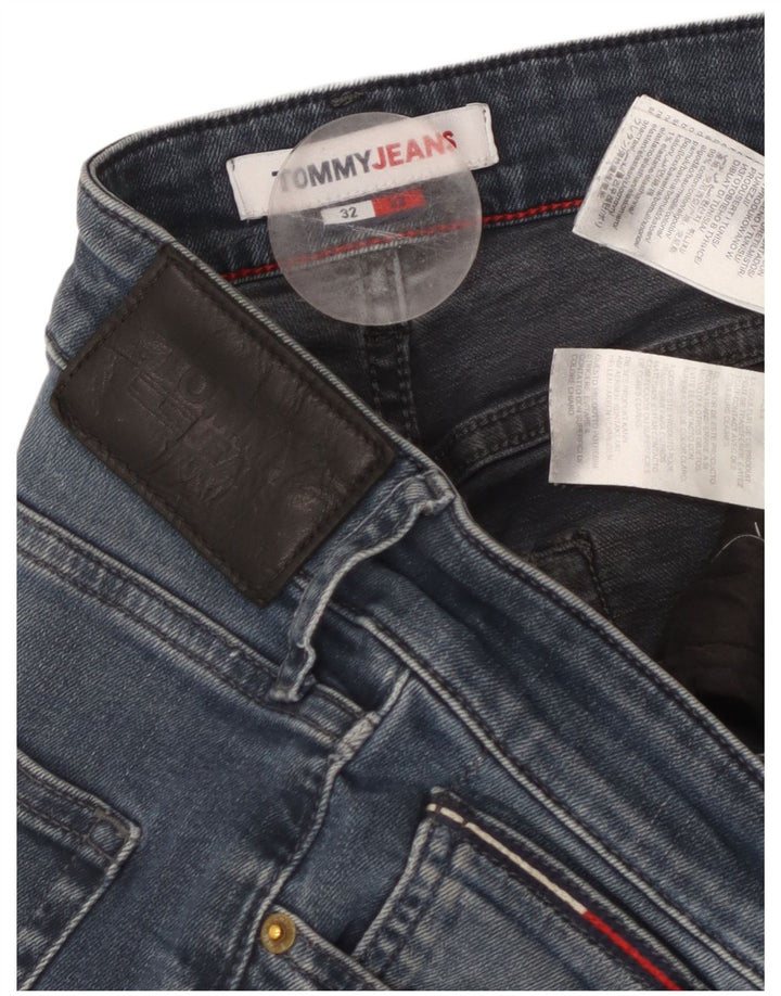 TOMMY HILFIGER Straight jeans til mænd W32 L32 blå bomuld