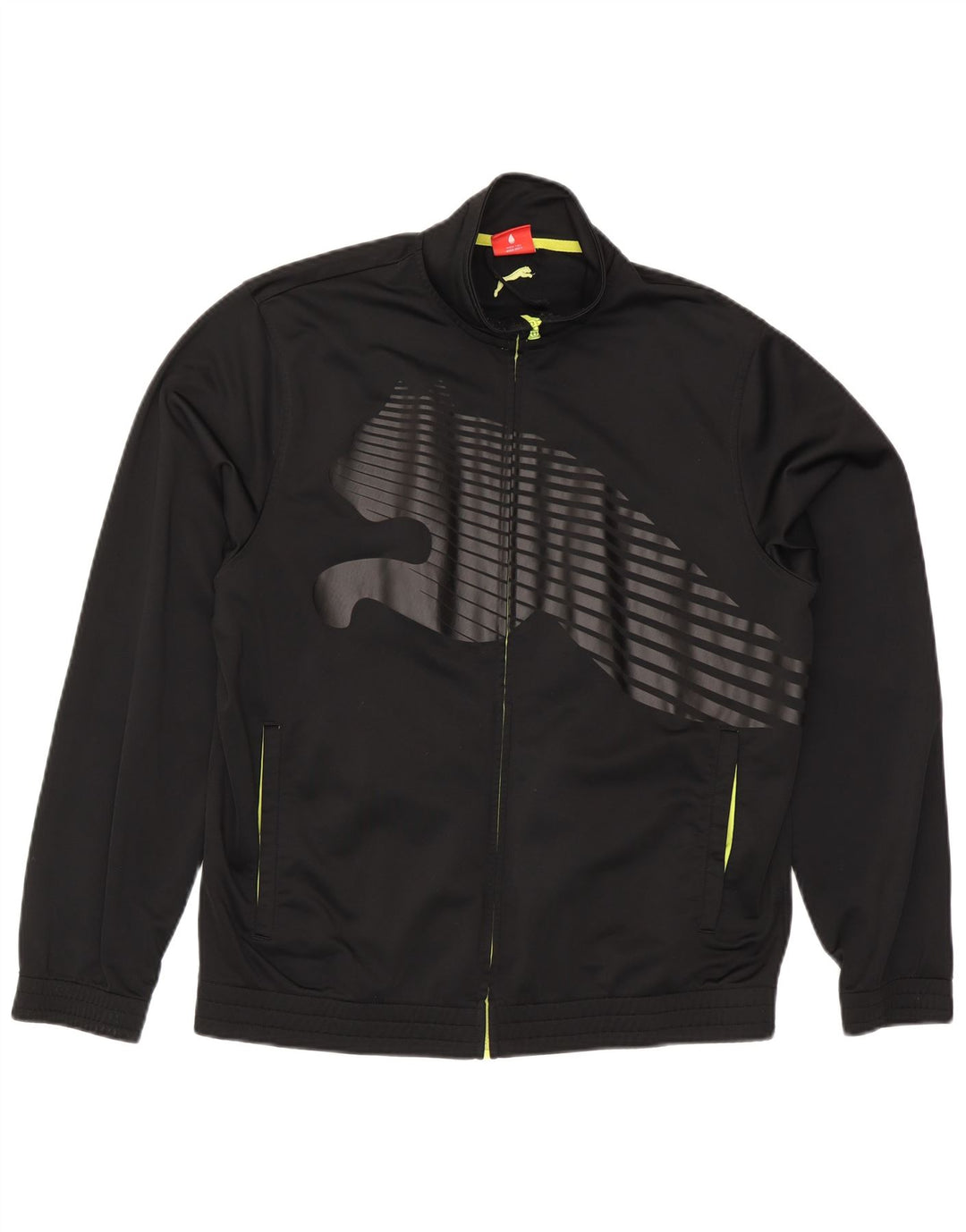 Puma Herre Grafisk Træningsdragt Top Jakke Stor Sort Polyester
